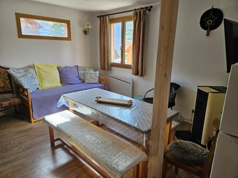 Chalet T3 Duplex Neuf Névache Exterior foto